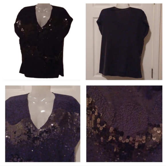 🌹Vneck sequence top - Picture 1 of 12